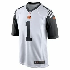 Nike Men's Ja'Marr Chase White Cincinnati Bengals Alternate Game Player Jersey 8 Nike Men's Ja'Marr Chase White Cincinnati Bengals Alternate Game Player Jersey -Fanatics DSCO1144259627 3550 ALT2