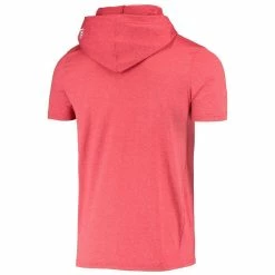 New Era Men's Heathered Red San Francisco 49ers Team Brushed Hoodie T-Shirt -Fanatics DSCO1144328490 2910 ALT3