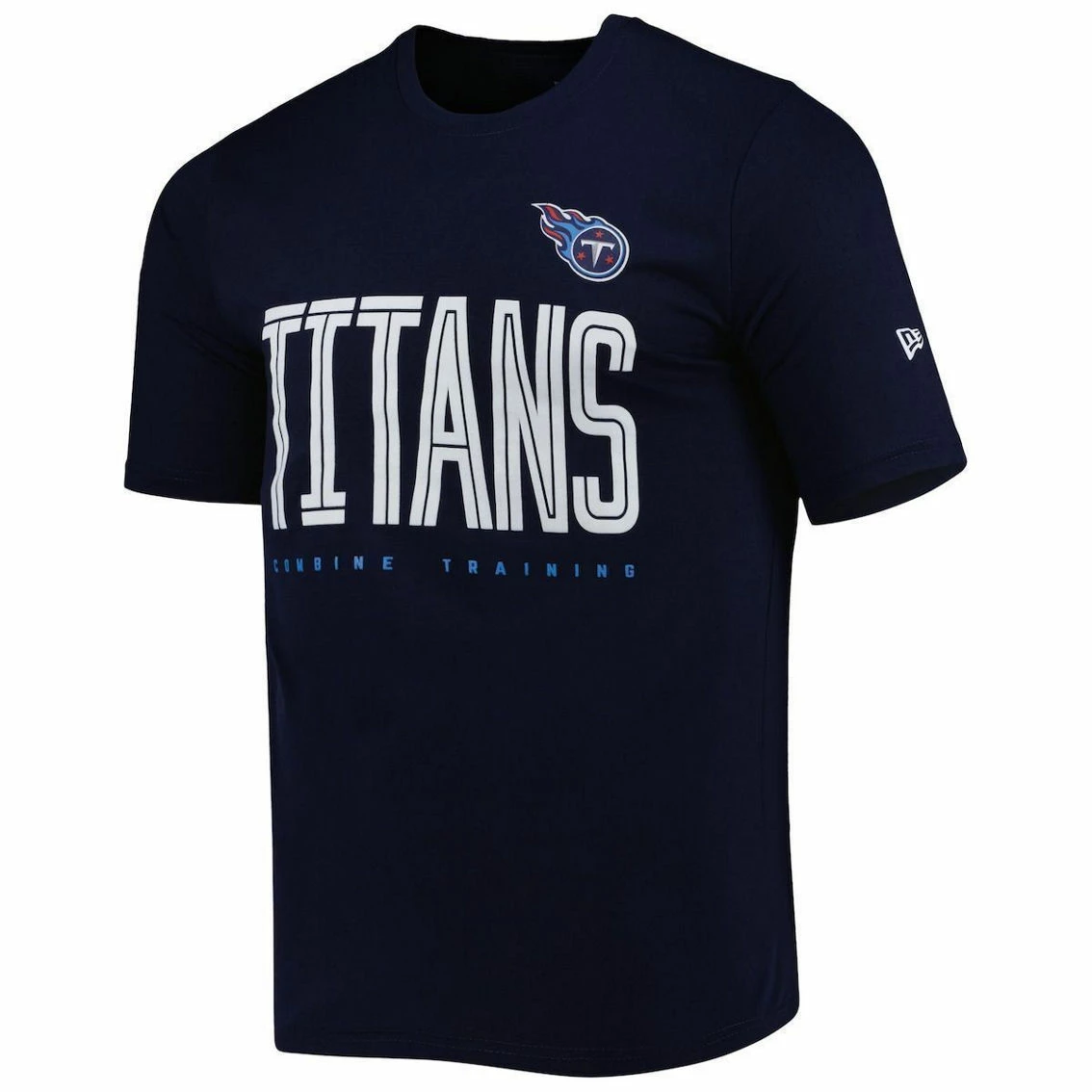 New Era Men's Navy Tennessee Titans Combine Authentic Training Huddle Up T-Shirt 5 New Era Men's Navy Tennessee Titans Combine Authentic Training Huddle Up T-Shirt - Image 3