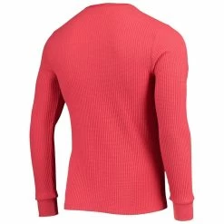 Junk Food Men's Scarlet San Francisco 49ers Thermal Henley Long Sleeve T-Shirt -Fanatics DSCO1144412347 2946 ALT3