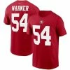 Nike Men's Fred Warner Scarlet San Francisco 49ers Player Name & Number T-Shirt 1 Nike Men's Fred Warner Scarlet San Francisco 49ers Player Name & Number T-Shirt -Fanatics DSCO1144829345 2946