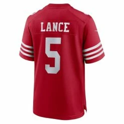 Nike Men's Trey Lance Scarlet San Francisco 49ers Game Player Jersey 9 Nike Men's Trey Lance Scarlet San Francisco 49ers Game Player Jersey -Fanatics DSCO1144829431 2946 ALT3