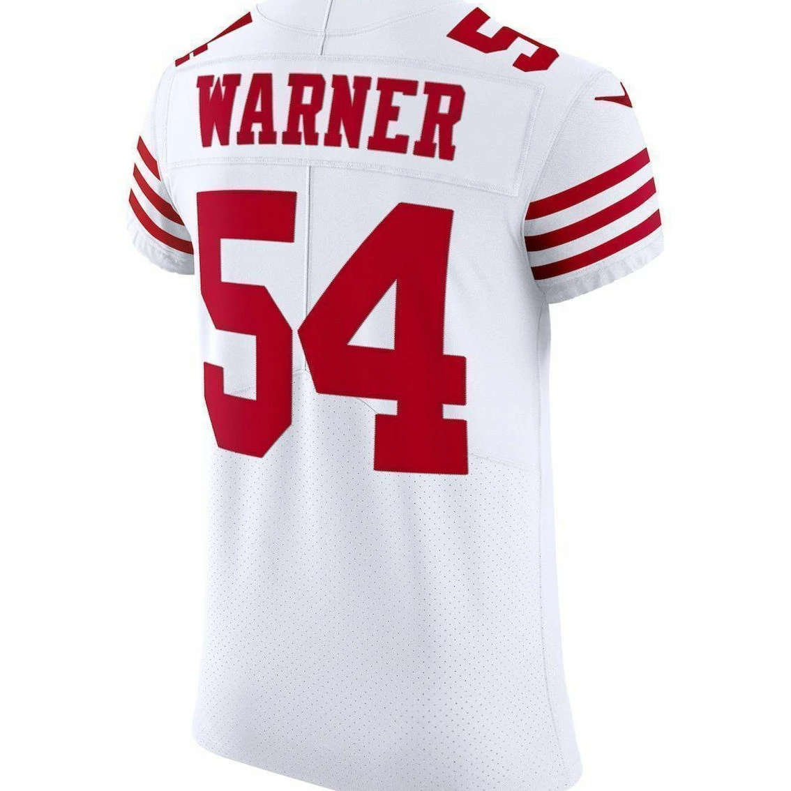 Nike Men's Fred Warner White San Francisco 49ers Vapor Elite Jersey 6 Nike Men's Fred Warner White San Francisco 49ers Vapor Elite Jersey - Image 4