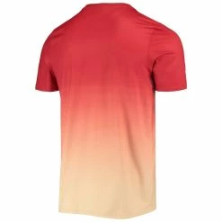 FOCO Men's Scarlet/Gold San Francisco 49ers Gradient Rash Guard Swim Shirt 9 FOCO Men's Scarlet/Gold San Francisco 49ers Gradient Rash Guard Swim Shirt -Fanatics DSCO1144829593 GOLDRE ALT3
