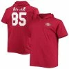 Fanatics Branded Men's George Kittle Scarlet San Francisco 49ers Big & Tall Player Name & Number Hoodie T-Shirt 2 Fanatics Branded Men's George Kittle Scarlet San Francisco 49ers Big & Tall Player Name & Number Hoodie T-Shirt -Fanatics DSCO1144829745 2946