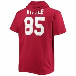 Fanatics Branded Men's George Kittle Scarlet San Francisco 49ers Big & Tall Player Name & Number Hoodie T-Shirt 9 Fanatics Branded Men's George Kittle Scarlet San Francisco 49ers Big & Tall Player Name & Number Hoodie T-Shirt -Fanatics DSCO1144829745 2946 ALT3