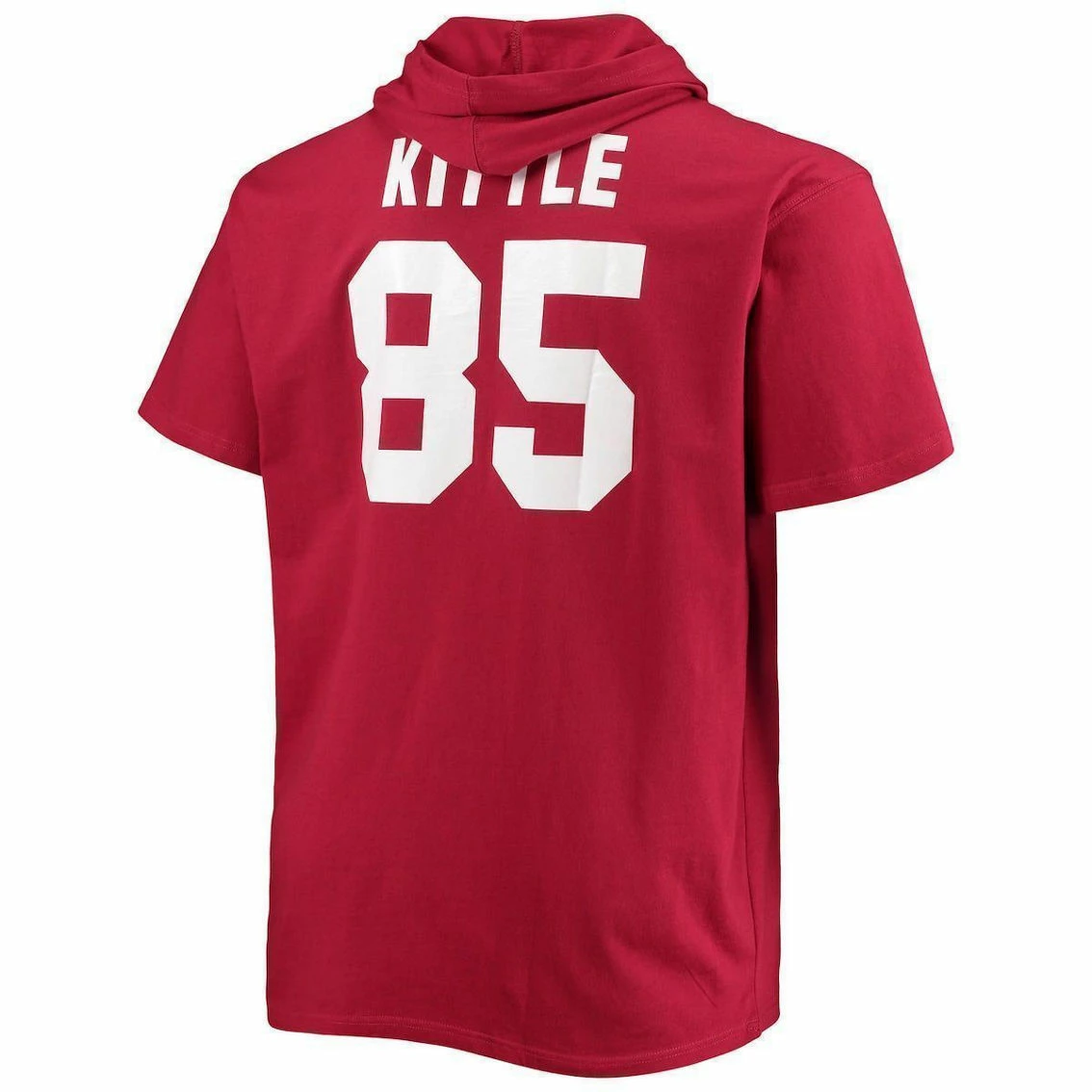 Fanatics Branded Men's George Kittle Scarlet San Francisco 49ers Big & Tall Player Name & Number Hoodie T-Shirt 6 Fanatics Branded Men's George Kittle Scarlet San Francisco 49ers Big & Tall Player Name & Number Hoodie T-Shirt - Image 4