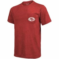 Majestic Threads San Francisco 49ers Threads Tri-Blend Pocket T-Shirt - Scarlet 8 Majestic Threads San Francisco 49ers Threads Tri-Blend Pocket T-Shirt - Scarlet -Fanatics DSCO1144829958 2946 ALT2
