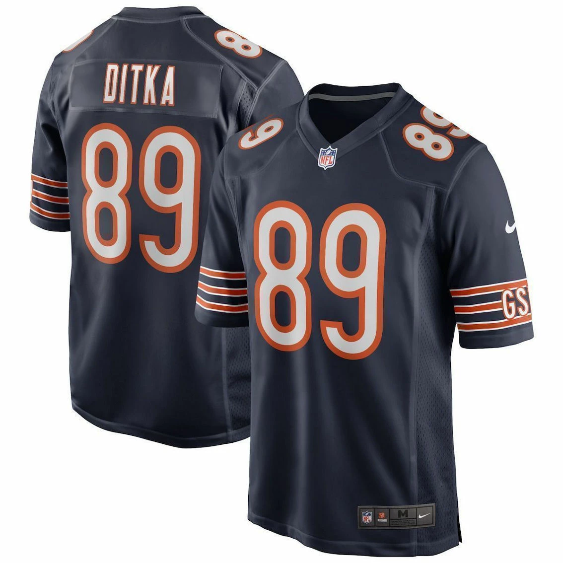 Nike Men's Mike Ditka Navy Chicago Bears Game Retired Player Jersey 4 Nike Men's Mike Ditka Navy Chicago Bears Game Retired Player Jersey - Image 2