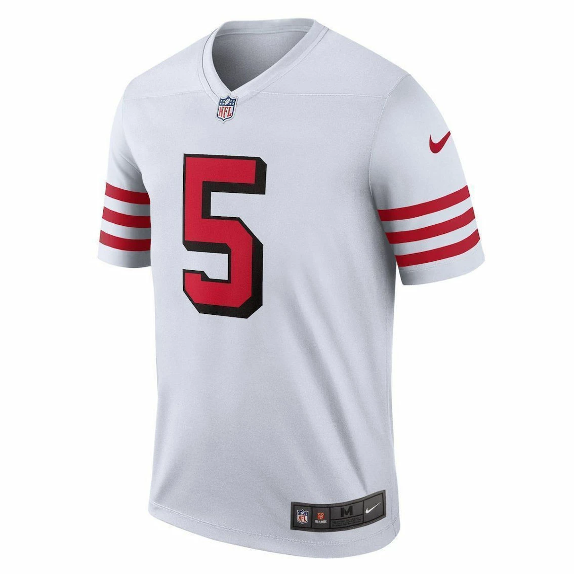 Nike Men's Trey Lance White San Francisco 49ers Alternate Legend Jersey 5 Nike Men's Trey Lance White San Francisco 49ers Alternate Legend Jersey - Image 3