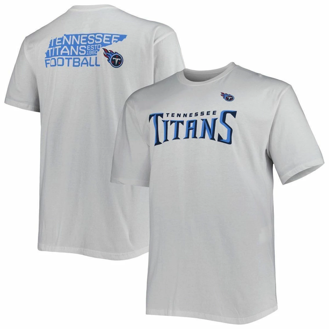 Fanatics Branded Men's White Tennessee Titans Big & Tall Hometown Collection Hot Shot T-Shirt 3 Fanatics Branded Men's White Tennessee Titans Big & Tall Hometown Collection Hot Shot T-Shirt
