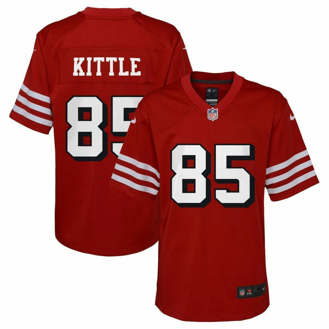 Nike Youth George Kittle Scarlet San Francisco 49ers Alternate Game Jersey 3 Nike Youth George Kittle Scarlet San Francisco 49ers Alternate Game Jersey