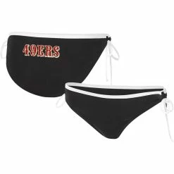 G-III 4Her By Carl Banks Women's Black San Francisco 49ers Perfect Match Bikini Bottom