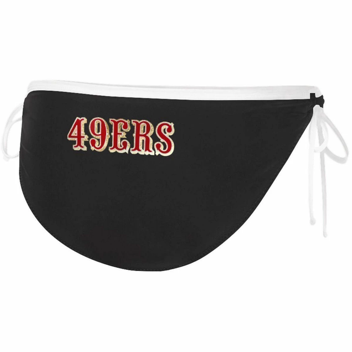 G-III 4Her By Carl Banks Women's Black San Francisco 49ers Perfect Match Bikini Bottom 6 G-III 4Her By Carl Banks Women's Black San Francisco 49ers Perfect Match Bikini Bottom - Image 4