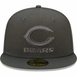 New Era Men's Graphite Chicago Bears Color Pack 59FIFTY Fitted Hat -Fanatics DSCO1145171123 1925 ALT2