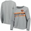Outerstuff Juniors Heathered Gray Chicago Bears All Striped Up Raglan Long Sleeve T-Shirt 1 Outerstuff Juniors Heathered Gray Chicago Bears All Striped Up Raglan Long Sleeve T-Shirt -Fanatics DSCO1145353403 1927