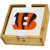 The Memory Company Cincinnati Bengals Team Logo Four-Pack Square Coaster Set 2 The Memory Company Cincinnati Bengals Team Logo Four-Pack Square Coaster Set -Fanatics DSCO1145360082 0000