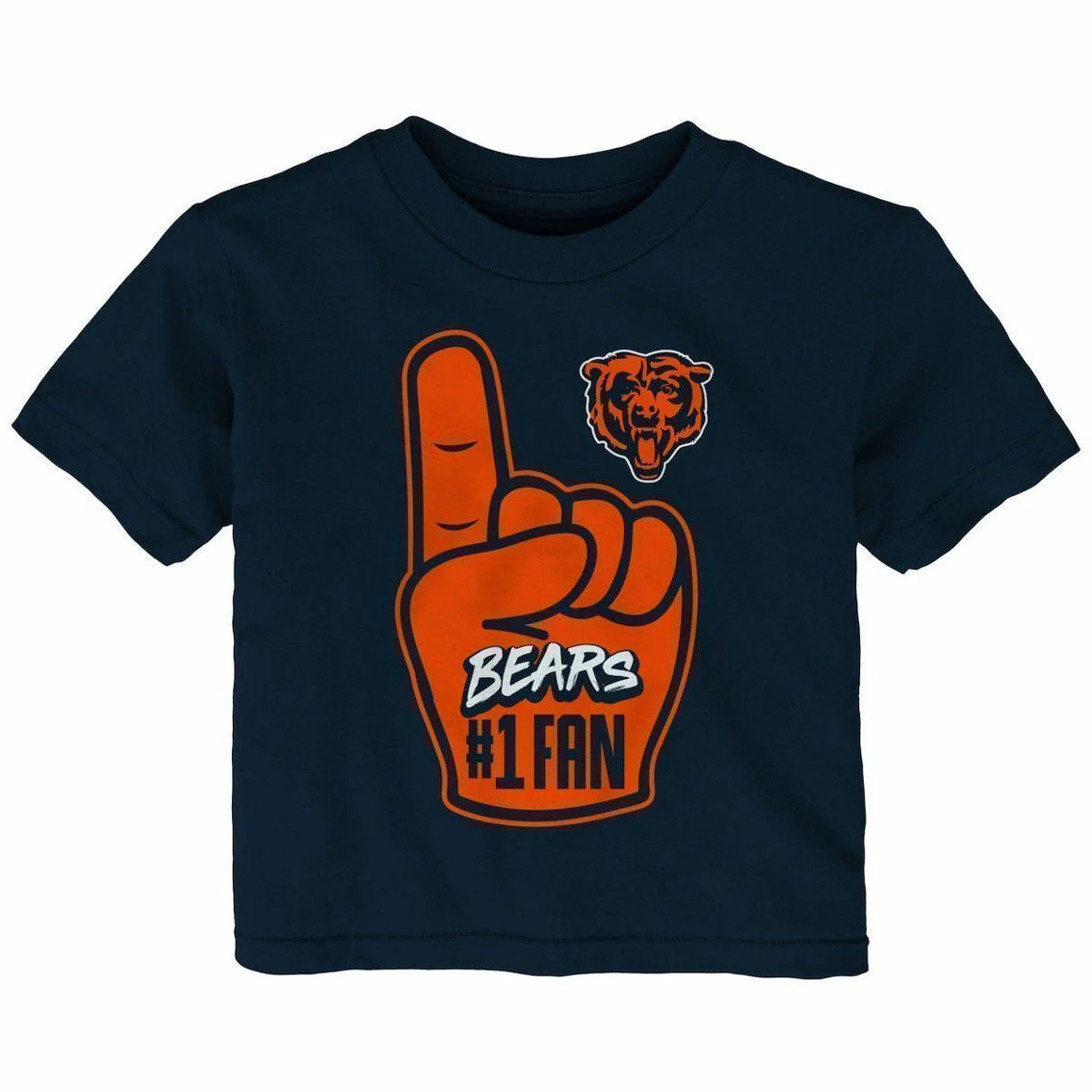 Outerstuff Infant Navy Chicago Bears Hand-Off T-Shirt 3 Outerstuff Infant Navy Chicago Bears Hand-Off T-Shirt