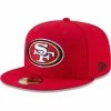New Era Men's Scarlet San Francisco 49ers Team 59FIFTY Fitted Hat -Fanatics DSCO1145427266 2946
