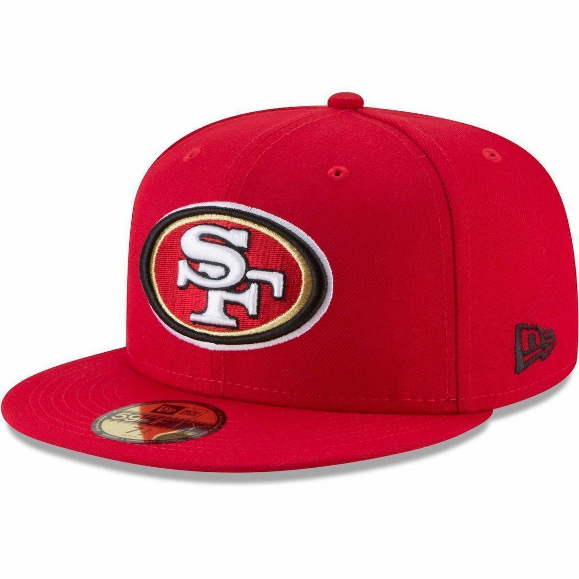 New Era Men's Scarlet San Francisco 49ers Team 59FIFTY Fitted Hat 4 New Era Men's Scarlet San Francisco 49ers Team 59FIFTY Fitted Hat - Image 2