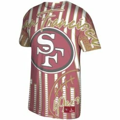 Mitchell & Ness Men's Scarlet San Francisco 49ers Jumbotron Historic Logo T-Shirt -Fanatics DSCO1145451480 2946 ALT2