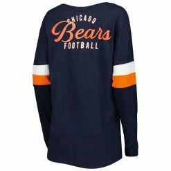New Era Women's Navy Chicago Bears Athletic Varsity Lace-Up Long Sleeve T-Shirt 9 New Era Women's Navy Chicago Bears Athletic Varsity Lace-Up Long Sleeve T-Shirt -Fanatics DSCO1145451617 1320 ALT3