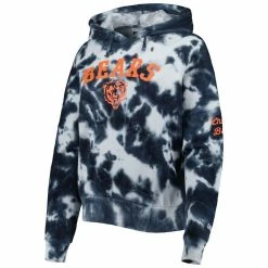 New Era Women's Navy Chicago Bears Cloud Dye Fleece Pullover Hoodie 8 New Era Women's Navy Chicago Bears Cloud Dye Fleece Pullover Hoodie -Fanatics DSCO1145451678 1320 ALT2
