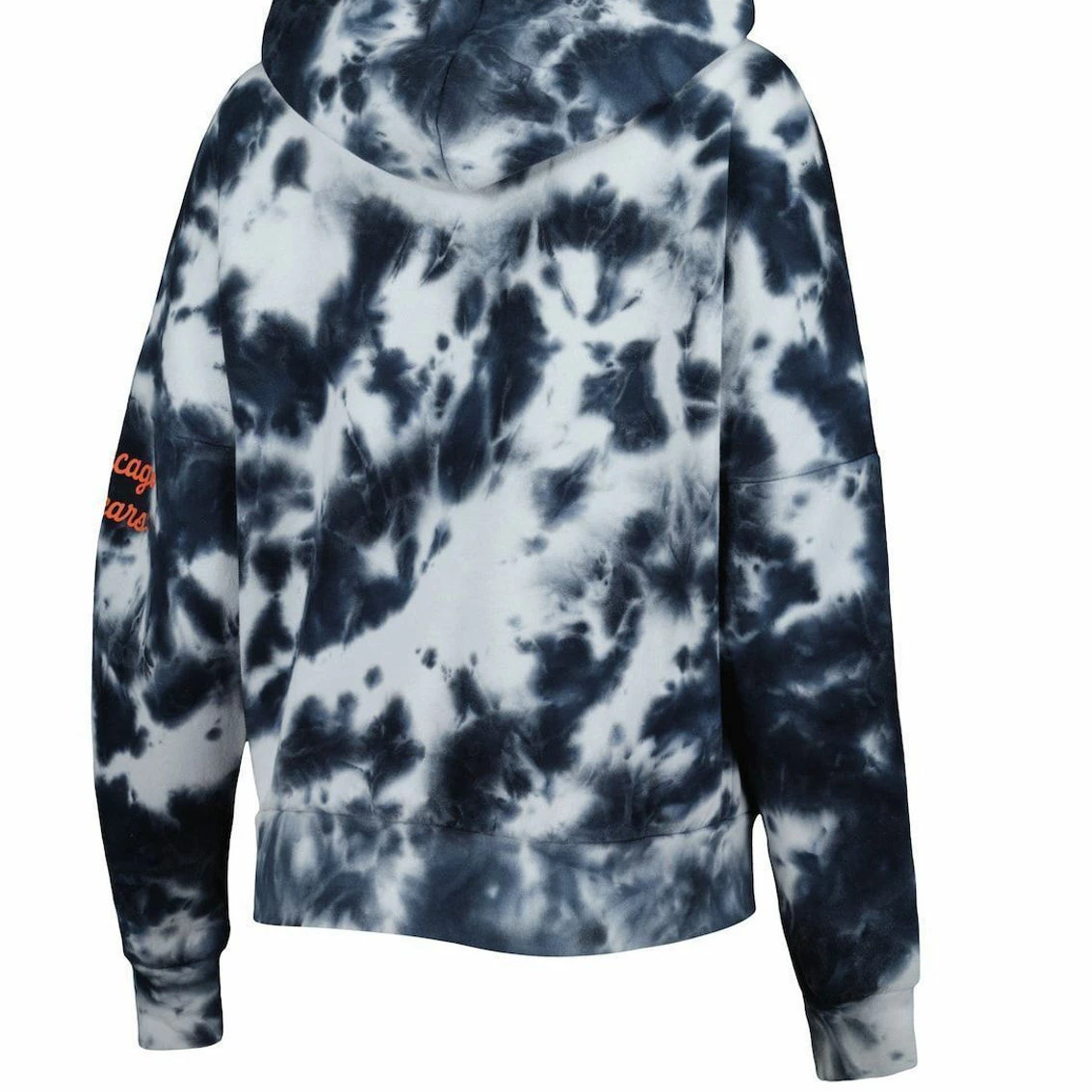 New Era Women's Navy Chicago Bears Cloud Dye Fleece Pullover Hoodie 6 New Era Women's Navy Chicago Bears Cloud Dye Fleece Pullover Hoodie - Image 4