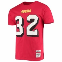 Mitchell & Ness Men's Ricky Watters Scarlet San Francisco 49ers Throwback Name & Number T-Shirt 8 Mitchell & Ness Men's Ricky Watters Scarlet San Francisco 49ers Throwback Name & Number T-Shirt -Fanatics DSCO1145451689 2946 ALT2