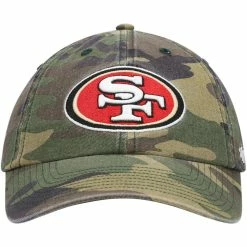 '47 Men's Camo San Francisco 49ers Woodland Clean Up Adjustable Hat 8 '47 Men's Camo San Francisco 49ers Woodland Clean Up Adjustable Hat -Fanatics DSCO1145452308 BGrd ALT2
