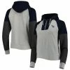 Antigua Women's Heathered Gray/Navy Tennessee Titans Jackpot Raglan Half-Zip Pullover Hoodie 2 Antigua Women's Heathered Gray/Navy Tennessee Titans Jackpot Raglan Half-Zip Pullover Hoodie -Fanatics DSCO1145551333 1927