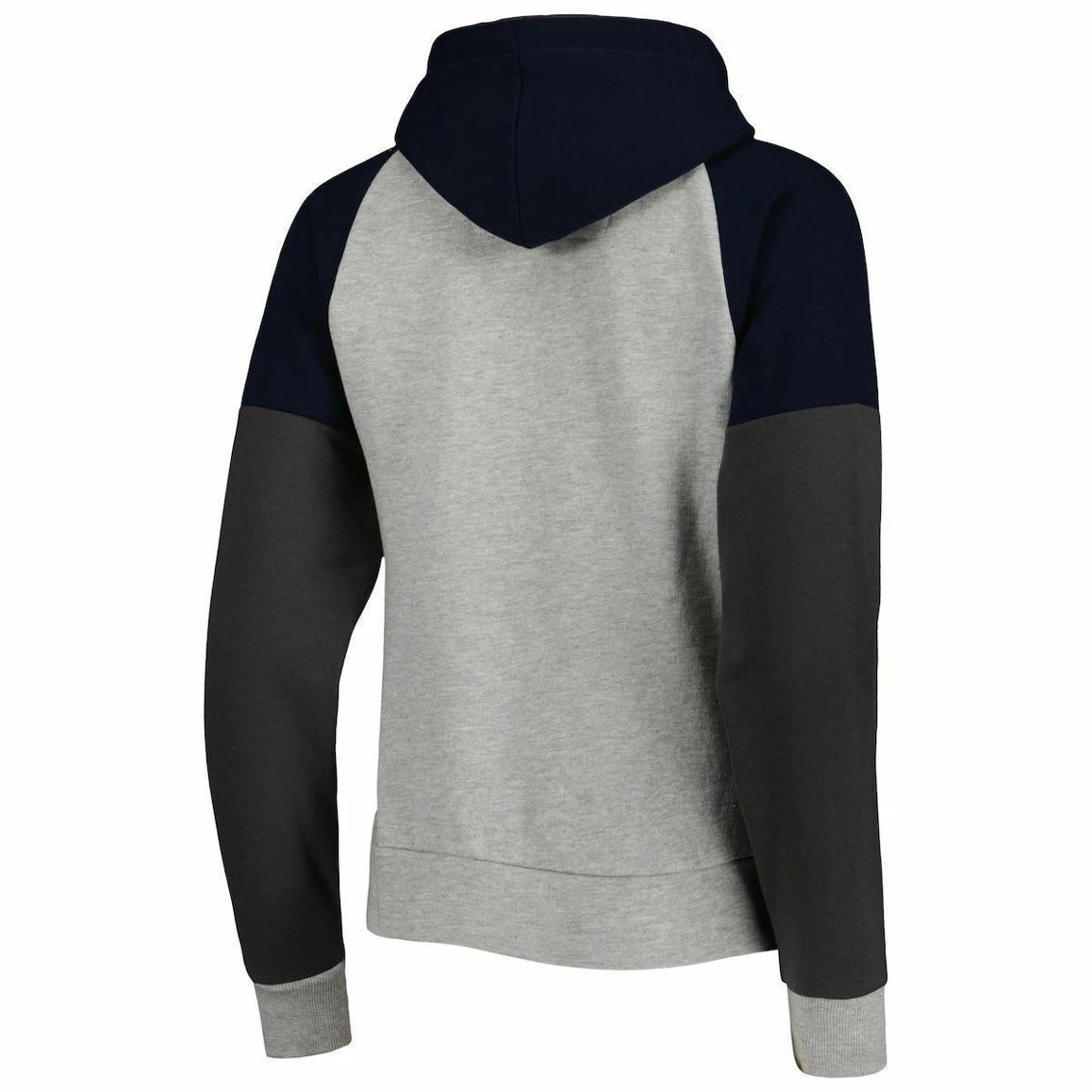 Antigua Women's Heathered Gray/Navy Tennessee Titans Jackpot Raglan Half-Zip Pullover Hoodie 6 Antigua Women's Heathered Gray/Navy Tennessee Titans Jackpot Raglan Half-Zip Pullover Hoodie - Image 4