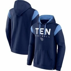 Fanatics Branded Men's Navy Tennessee Titans Call The Shot Pullover Hoodie