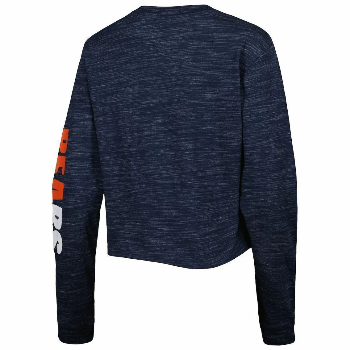 New Era Women's Navy Chicago Bears Crop Long Sleeve T-Shirt 6 New Era Women's Navy Chicago Bears Crop Long Sleeve T-Shirt - Image 4