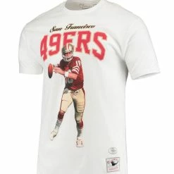 Mitchell & Ness Men's Joe Montana San Francisco 49ers White Player Graphics T-Shirt 8 Mitchell & Ness Men's Joe Montana San Francisco 49ers White Player Graphics T-Shirt -Fanatics DSCO1146145579 3550 ALT2