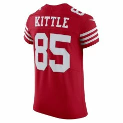 Nike Men's George Kittle Scarlet San Francisco 49ers Vapor Elite Jersey 9 Nike Men's George Kittle Scarlet San Francisco 49ers Vapor Elite Jersey -Fanatics DSCO1146146187 2946 ALT3