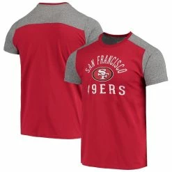 Majestic Threads Men's Threads Scarlet/Gray San Francisco 49ers Field Goal Slub T-Shirt