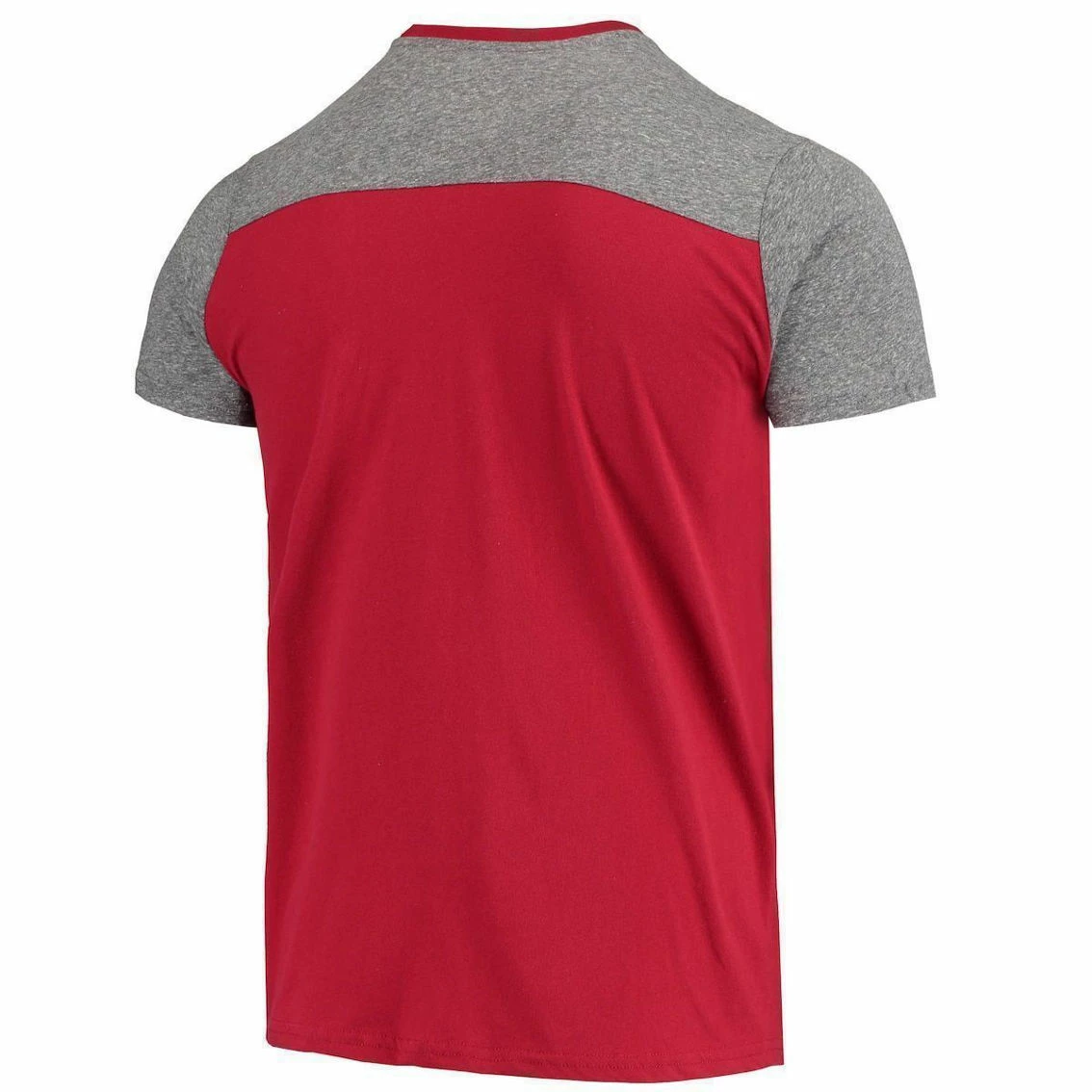 Majestic Threads Men's Threads Scarlet/Gray San Francisco 49ers Field Goal Slub T-Shirt 6 Majestic Threads Men's Threads Scarlet/Gray San Francisco 49ers Field Goal Slub T-Shirt - Image 4