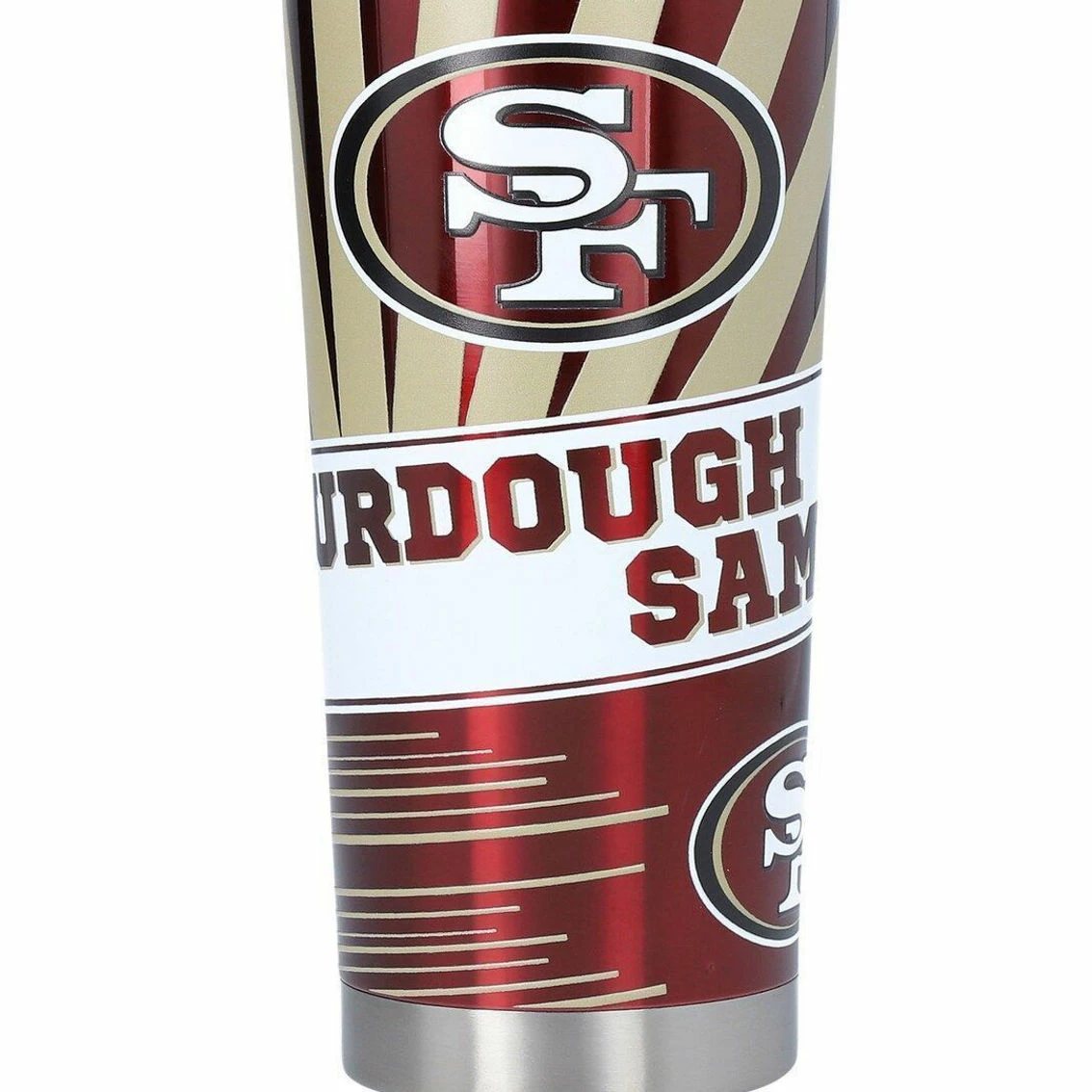 Logo Brands San Francisco 49ers 20oz. Stainless Steel Mascot Tumbler 5 Logo Brands San Francisco 49ers 20oz. Stainless Steel Mascot Tumbler - Image 3