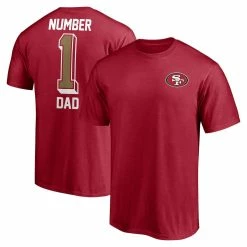 Fanatics Branded Men's Scarlet San Francisco 49ers #1 Dad T-Shirt 7 Fanatics Branded Men's Scarlet San Francisco 49ers #1 Dad T-Shirt -Fanatics DSCO1146146543 2946 ALT1