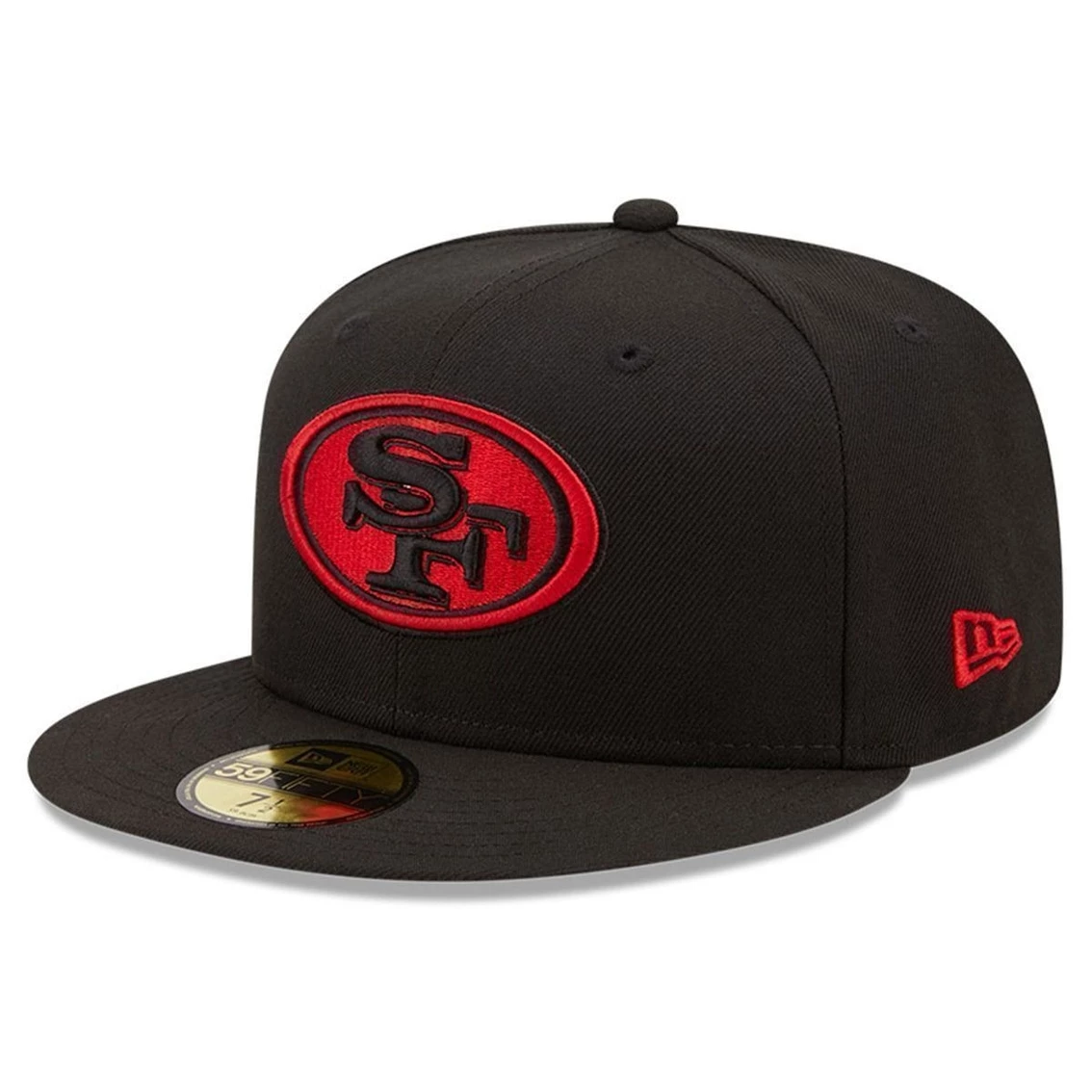 New Era Men's Black San Francisco 49ers Team 59FIFTY Fitted Hat 3 New Era Men's Black San Francisco 49ers Team 59FIFTY Fitted Hat