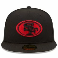New Era Men's Black San Francisco 49ers Team 59FIFTY Fitted Hat 8 New Era Men's Black San Francisco 49ers Team 59FIFTY Fitted Hat -Fanatics DSCO1146146683 1007 ALT2