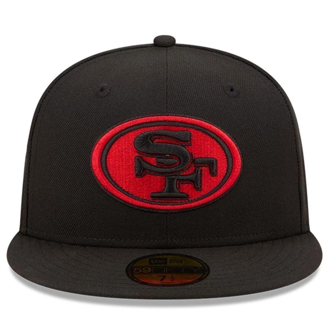 New Era Men's Black San Francisco 49ers Team 59FIFTY Fitted Hat 5 New Era Men's Black San Francisco 49ers Team 59FIFTY Fitted Hat - Image 3