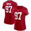 Nike Women's Nick Bosa Scarlet San Francisco 49ers Name & Number T-Shirt 1 Nike Women's Nick Bosa Scarlet San Francisco 49ers Name & Number T-Shirt -Fanatics DSCO1146288209 2946