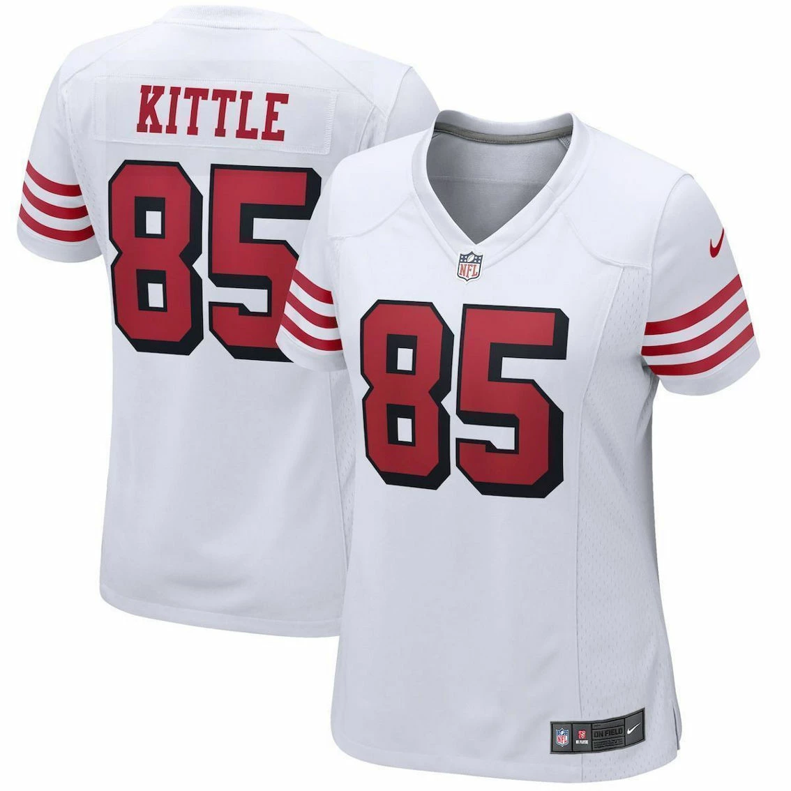 Nike Women's George Kittle White San Francisco 49ers Alternate Game Player Jersey 3 Nike Women's George Kittle White San Francisco 49ers Alternate Game Player Jersey