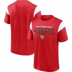 Fanatics Branded Men's Scarlet San Francisco 49ers Home Stretch Team T-Shirt