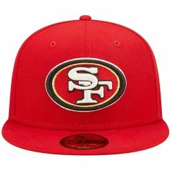 New Era Men's Scarlet San Francisco 49ers Super Bowl XXIV Pop Sweat 59FIFTY Fitted Hat 8 New Era Men's Scarlet San Francisco 49ers Super Bowl XXIV Pop Sweat 59FIFTY Fitted Hat -Fanatics DSCO1146288998 2946 ALT2