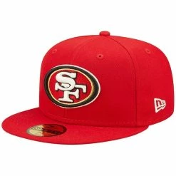 New Era Men's Scarlet San Francisco 49ers Super Bowl XXIV Pop Sweat 59FIFTY Fitted Hat 9 New Era Men's Scarlet San Francisco 49ers Super Bowl XXIV Pop Sweat 59FIFTY Fitted Hat -Fanatics DSCO1146288998 2946 ALT3