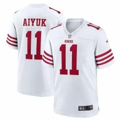 Nike Men's Brandon Aiyuk White San Francisco 49ers Player Game Jersey -Fanatics DSCO1146345400 3550 ALT1