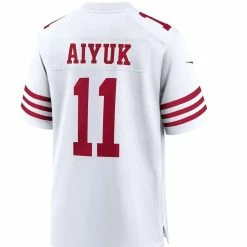 Nike Men's Brandon Aiyuk White San Francisco 49ers Player Game Jersey -Fanatics DSCO1146345400 3550 ALT3